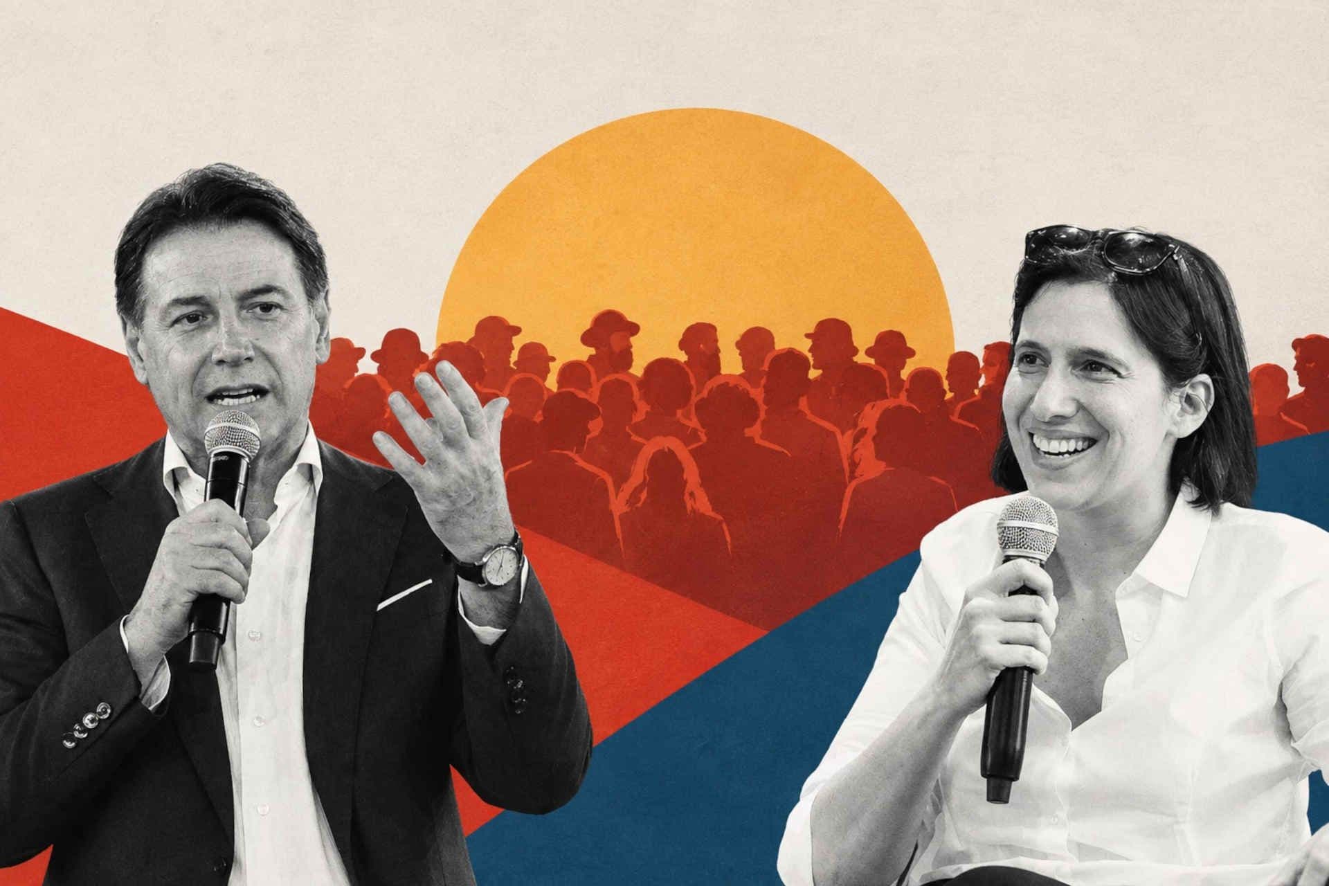 Due idee di sinistra: Nova e la sfida di Conte a Schlein